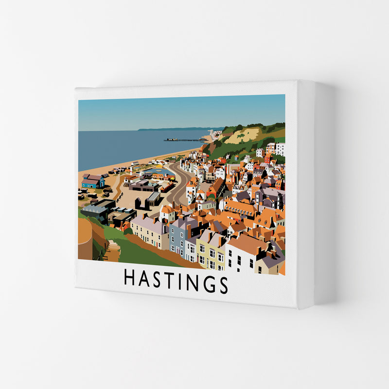 Hastings Framed Digital Art Print by Richard O'Neill Canvas