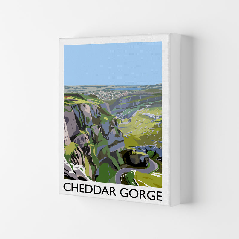 Cheddar Gorge Art Print by Richard O'Neill Canvas