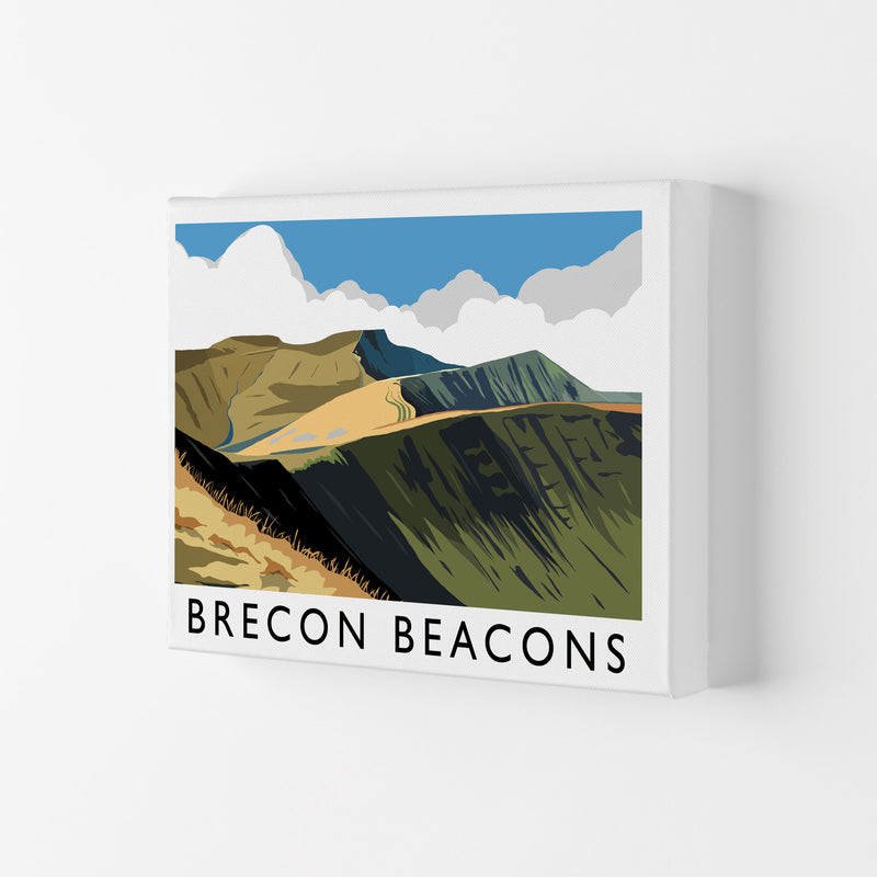Brecon Beacons Framed Digital Art Print by Richard O'Neill Canvas