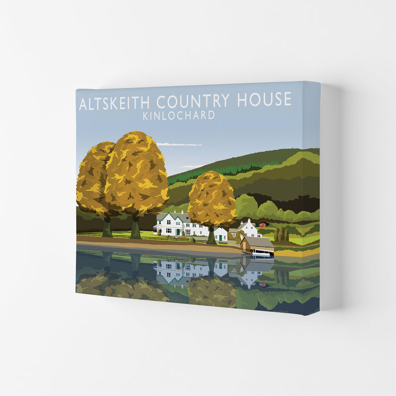 Altskeith Country House (Landscape) by Richard O'Neill Canvas