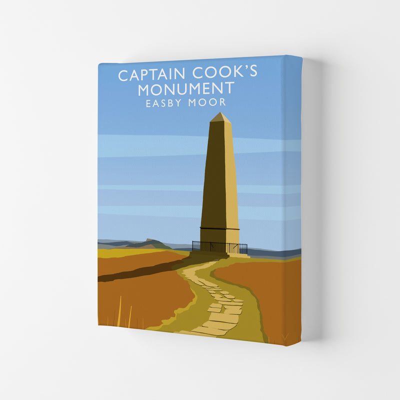 Captain Cooks Monument (Portrait) by Richard O'Neill Canvas