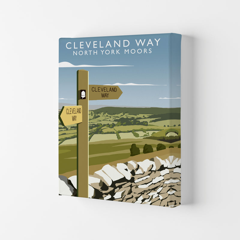 Cleveland Way (Portrait) by Richard O'Neill Canvas