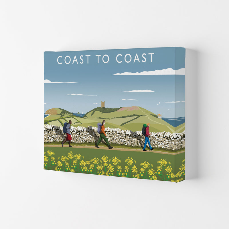 Coast To Coast Art Print by Richard O'Neill Canvas