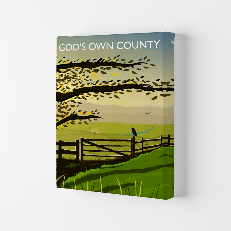 God's Own County Art Print by Richard O'Neill Canvas