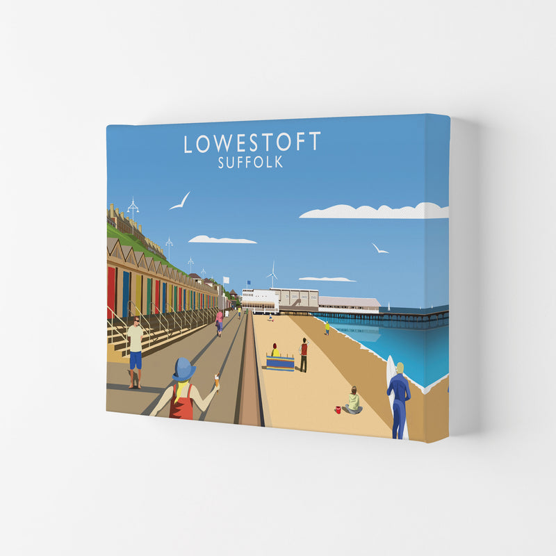 Lowestoft Suffolk Framed Digital Art Print by Richard O'Neill Canvas