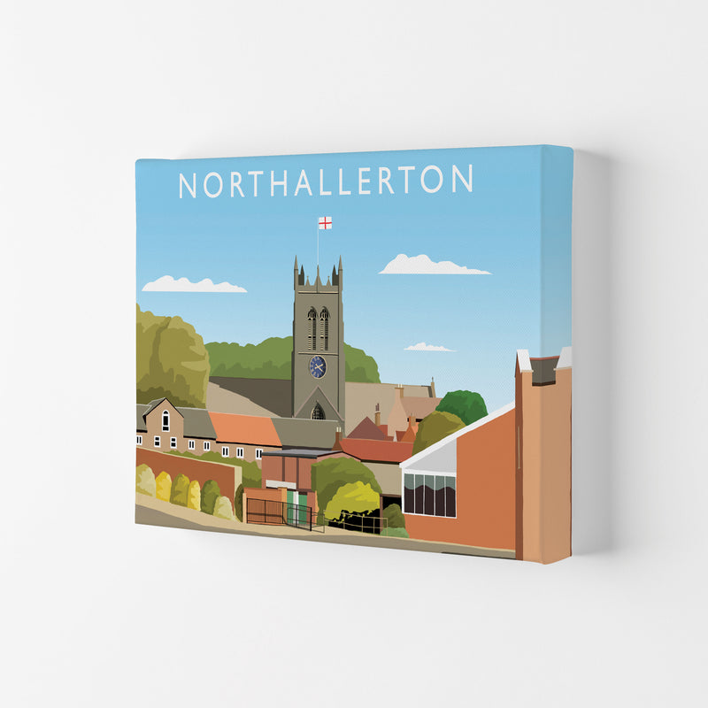 Northallerton (Landscape) by Richard O'Neill Yorkshire Art Print, Travel Poster Canvas