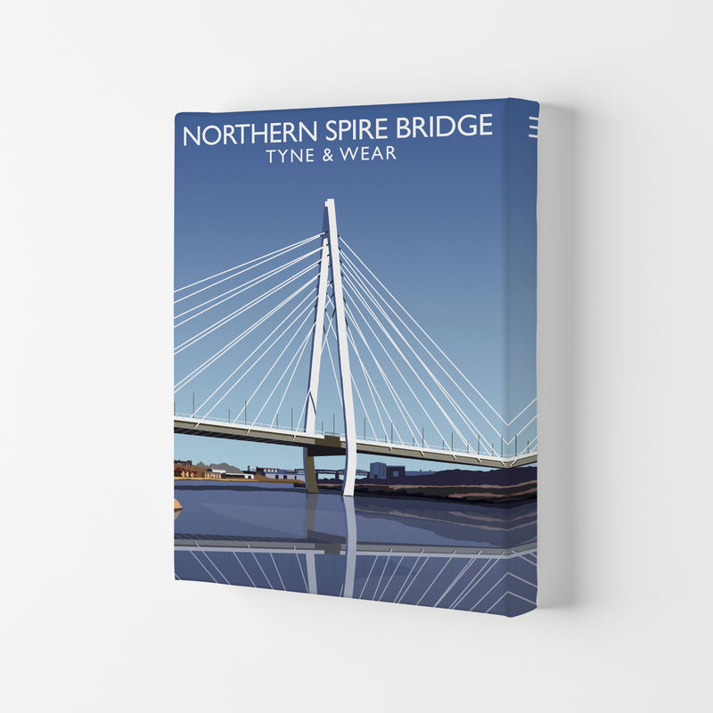 Northern Spire Bridge Tyne & Wear Framed Art Print by Richard O'Neill Canvas