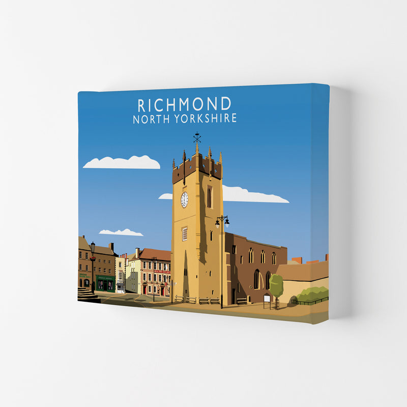 Richmond (Landscape) by Richard O'Neill Yorkshire Art Print, Travel Poster Canvas