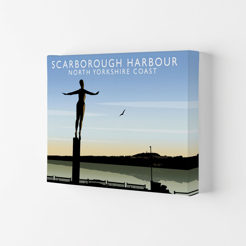 Scarborough Harbour (Landscape) by Richard O'Neill Yorkshire Art Print Canvas