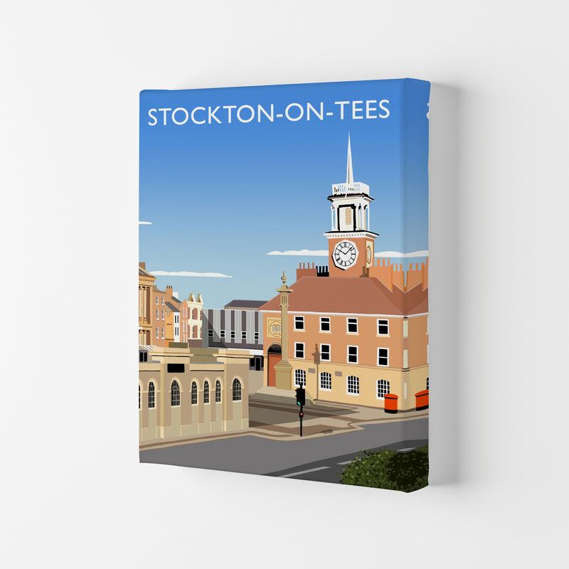 Stockton On Tees (Portrait) by Richard O'Neill Canvas