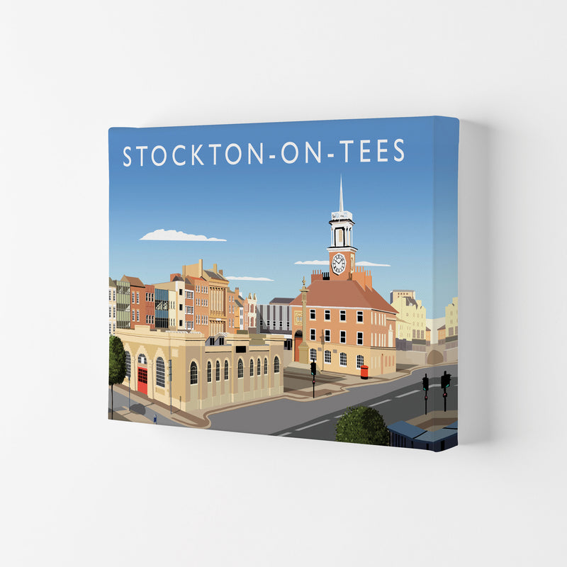 Stockton On Tees (Landscape) by Richard O'Neill Canvas