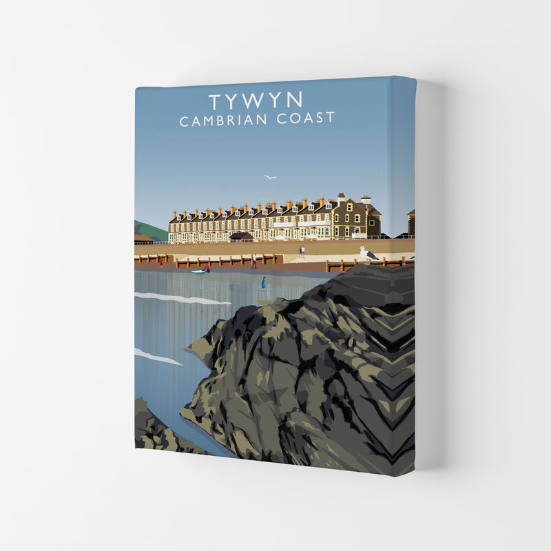 Tywyn Cambrian Coast Framed Digital Art Print by Richard O'Neill Canvas