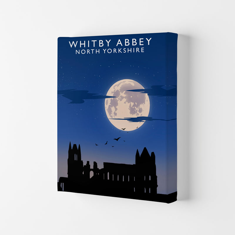 Whitby Abbey (Night) (Portrait) by Richard O'Neill Yorkshire Art Print Canvas