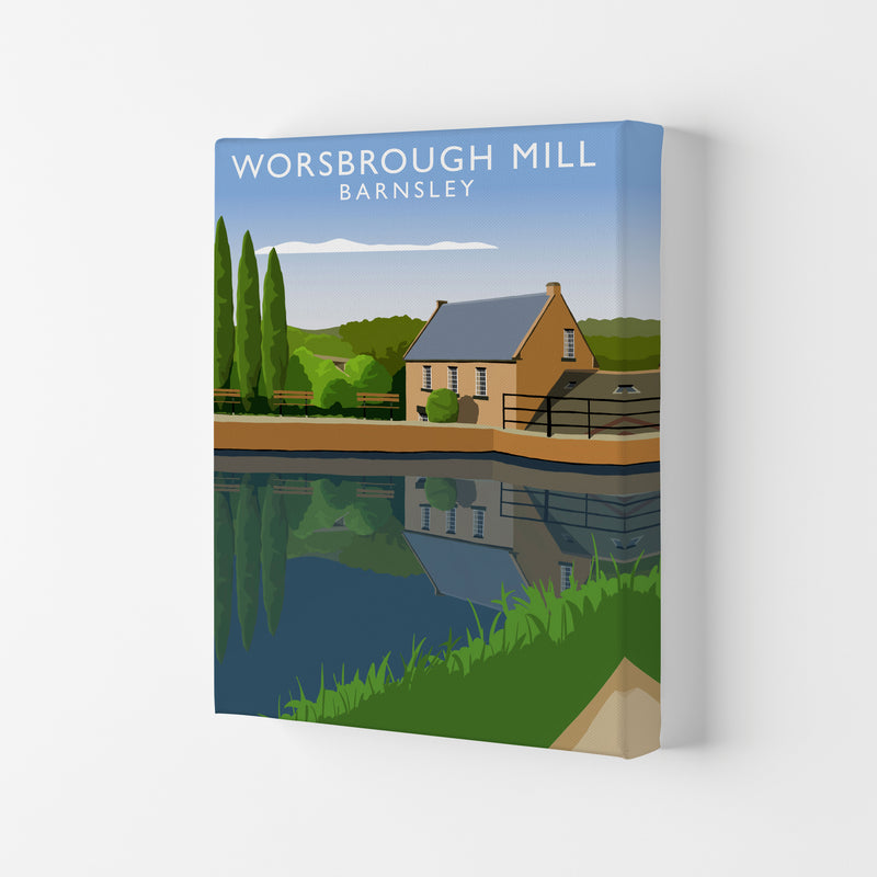 Worsbrough Mill (Portrait) by Richard O'Neill Yorkshire Art Print Canvas