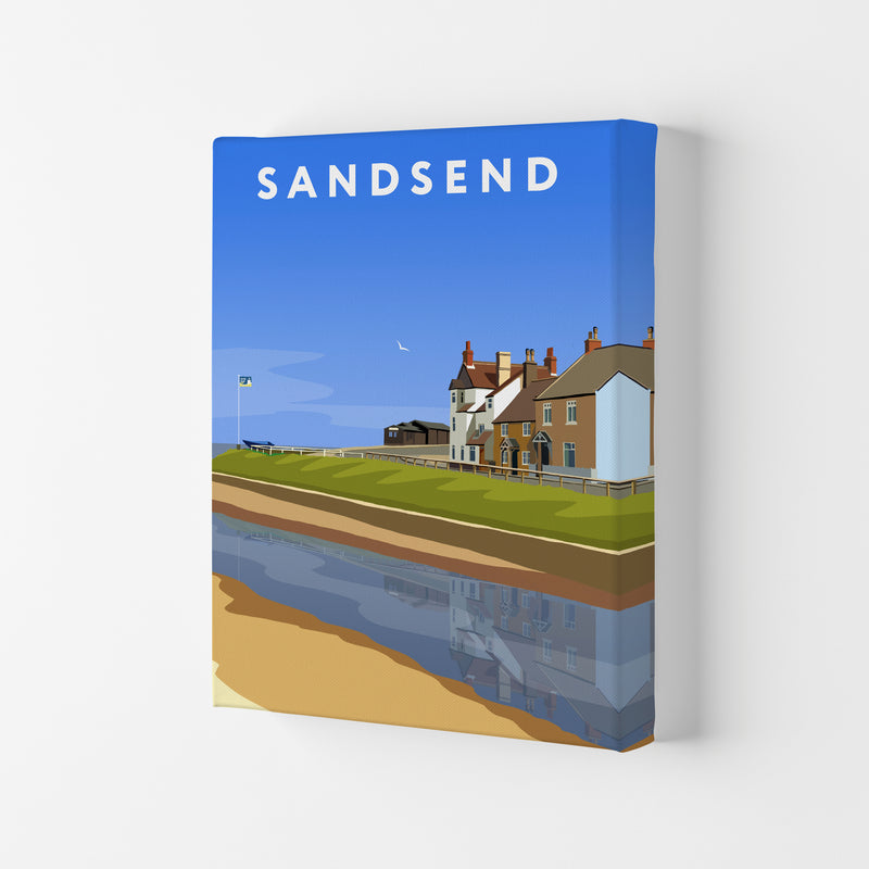 Sandsend3 Portrait by Richard O'Neill Canvas