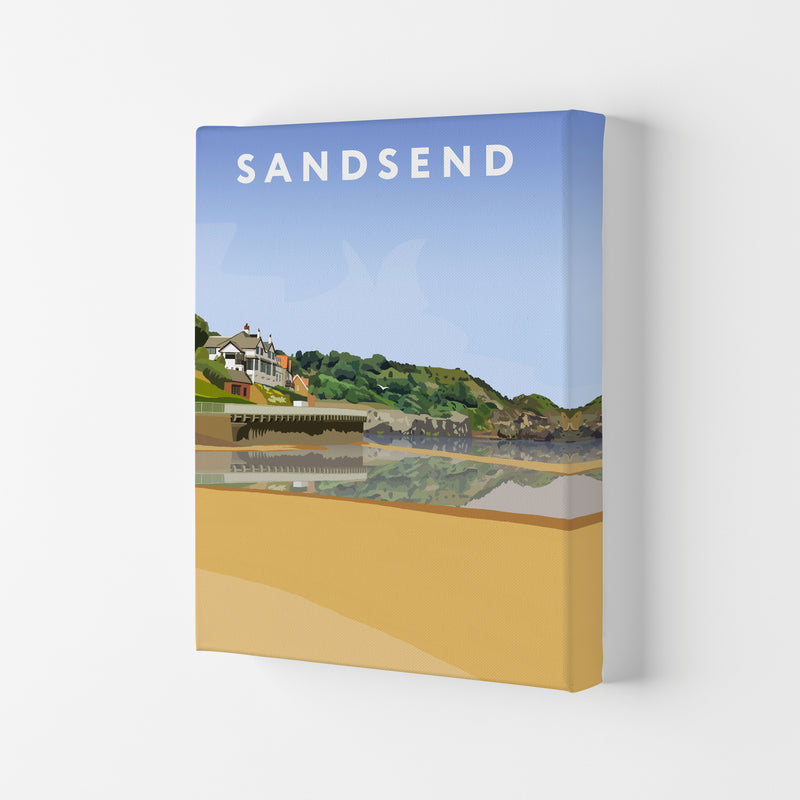 Sandsend4 Portrait by Richard O'Neill Canvas