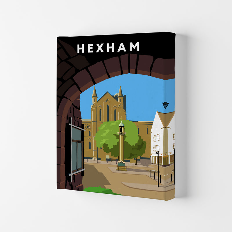 Hexham Portrait by Richard O'Neill Canvas