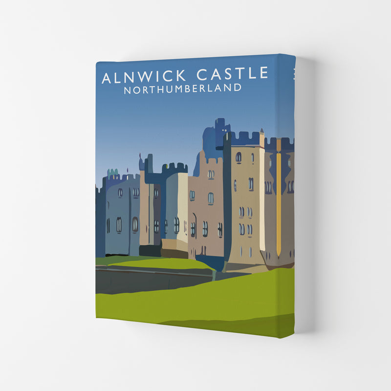 Alnwick Castle2 Portrait by Richard O'Neill Canvas