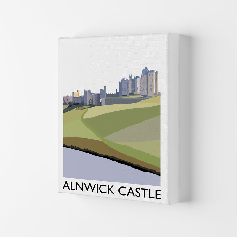 Alnwick Castle Portrait by Richard O'Neill Canvas