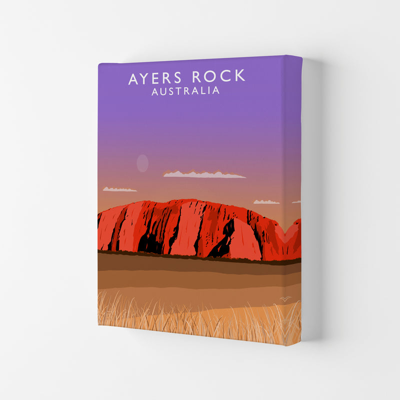 Ayers Rock Australia Art Print by Richard O'Neill Canvas
