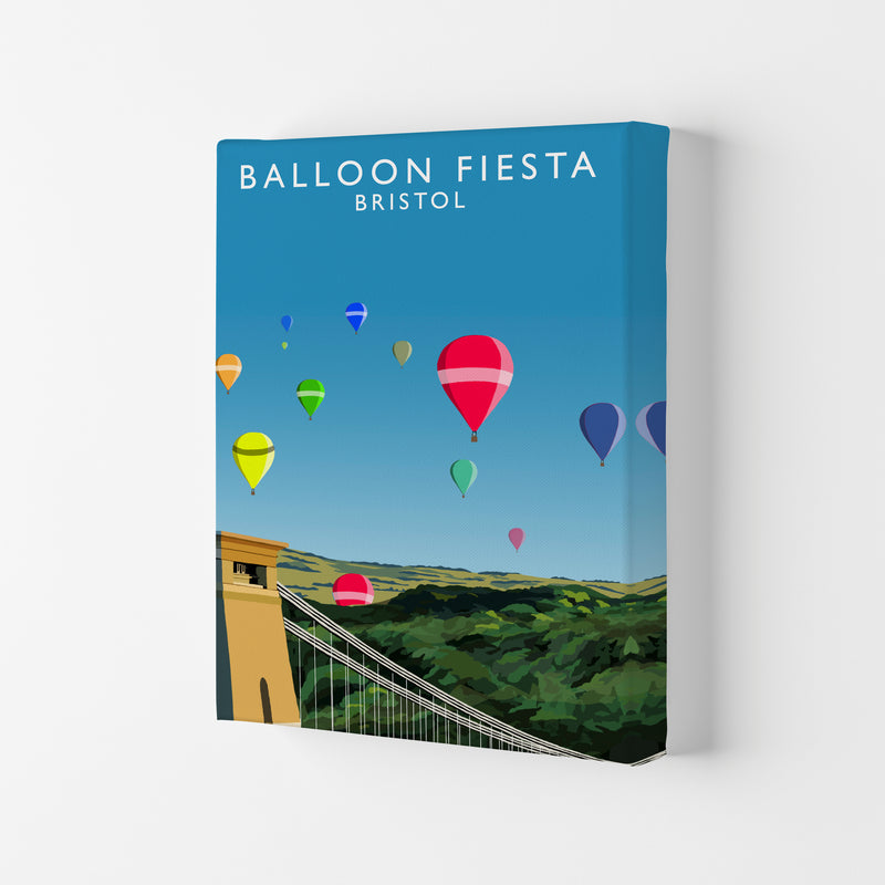 Balloon Fiesta Bristol Portait by Richard O'Neill Canvas