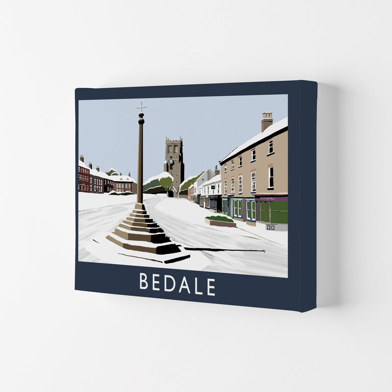 Bedale In Snow by Richard O'Neill Canvas