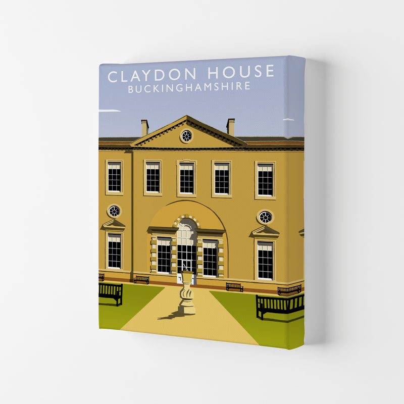 Claydon House Portrait by Richard O'Neill Canvas