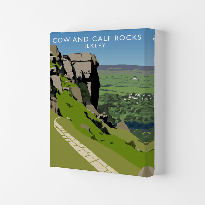 Cow And Calf Rocks Portrait by Richard O'Neill Canvas