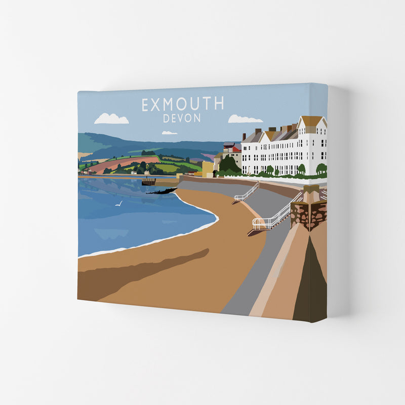 Exmouth Devon Art Print by Richard O'Neill Canvas