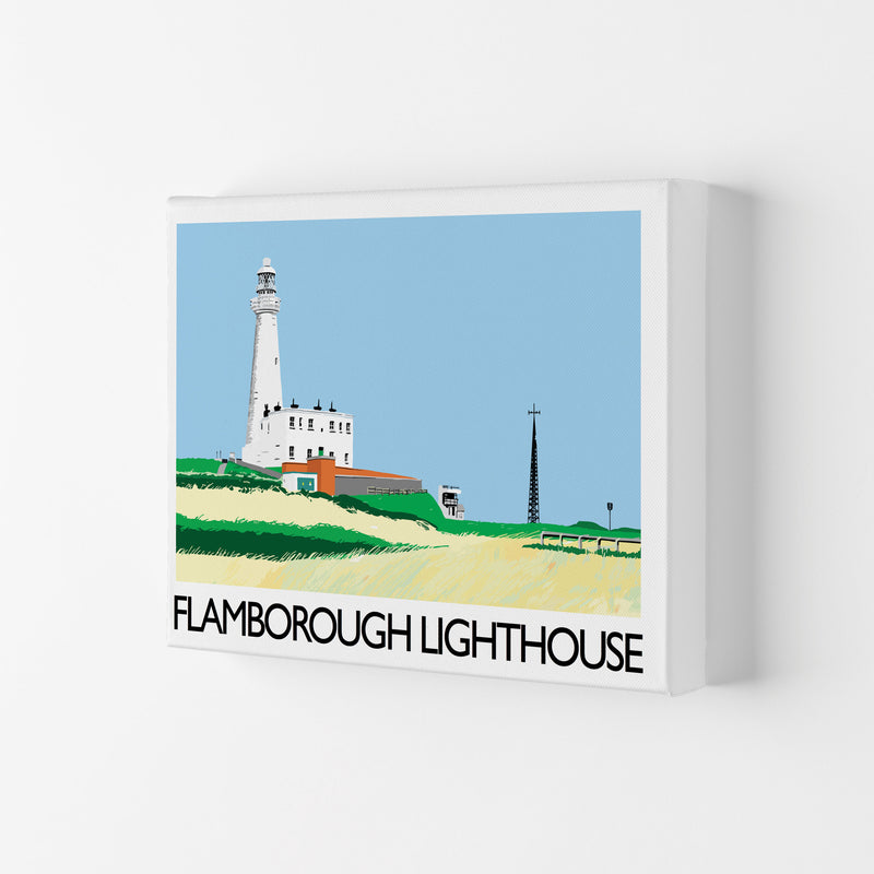Flamborough Lighthouse Art Print by Richard O'Neill Canvas