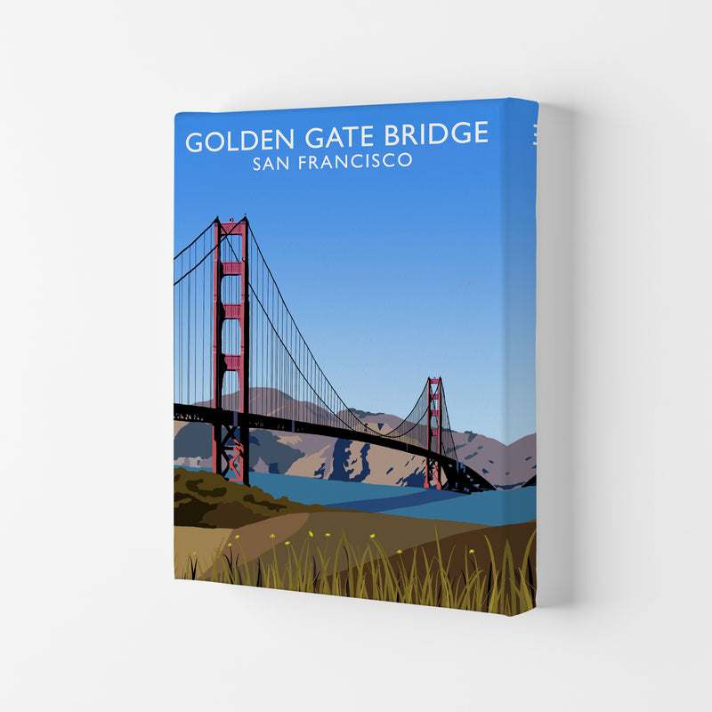 Golden Gate Bridge Portrait by Richard O'Neill Canvas