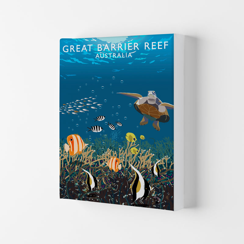Great Barrier Reef Australia Art Print by Richard O'Neill Canvas