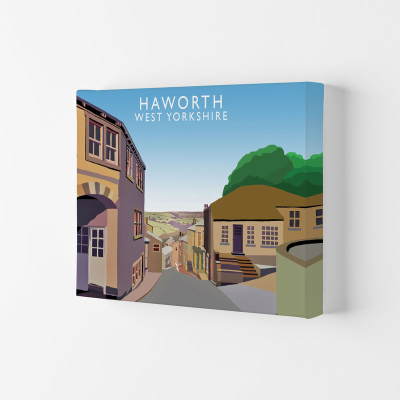 Haworth West Yorkshire Framed Digital Art Print by Richard O'Neill Canvas