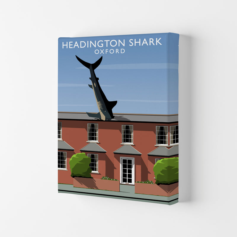 Headington Shark Oxford Framed Digital Art Print by Richard O'Neill Canvas