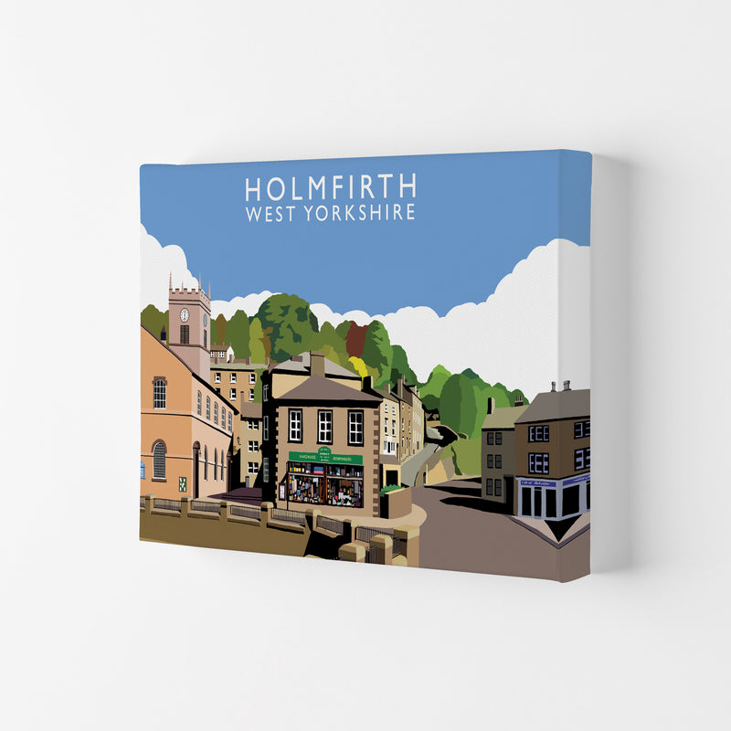 Holmfirth West Yorkshire Framed Digital Art Print by Richard O'Neill Canvas