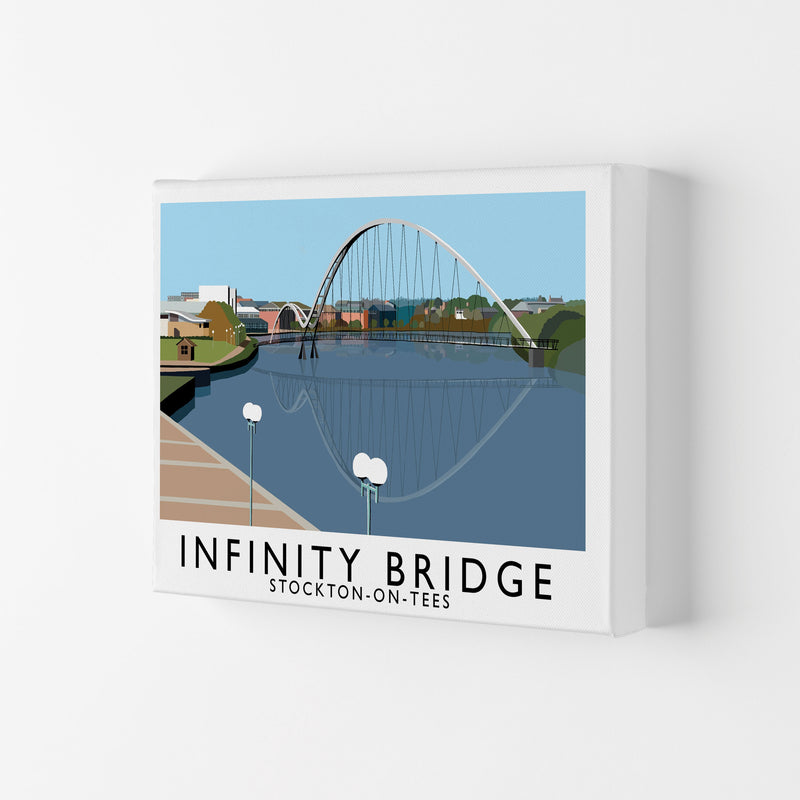 Infinity Bridge Stockton-On-Tees Art Print by Richard O'Neill Canvas