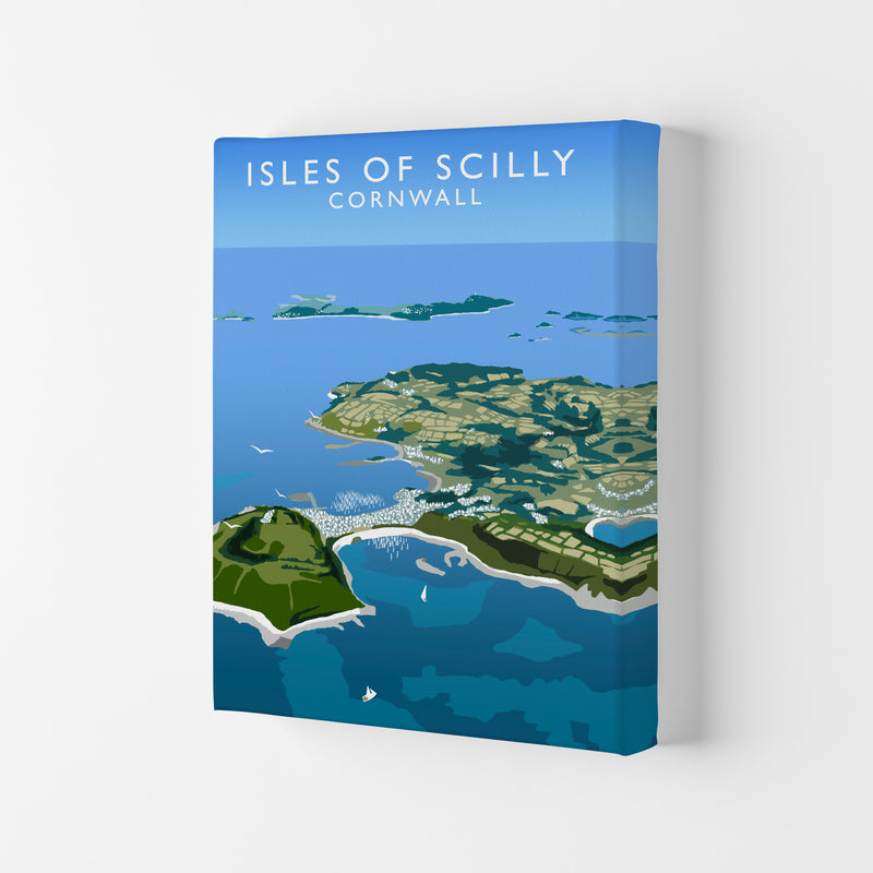 Isles of Scilly Cornwall Art Print by Richard O'Neill Canvas