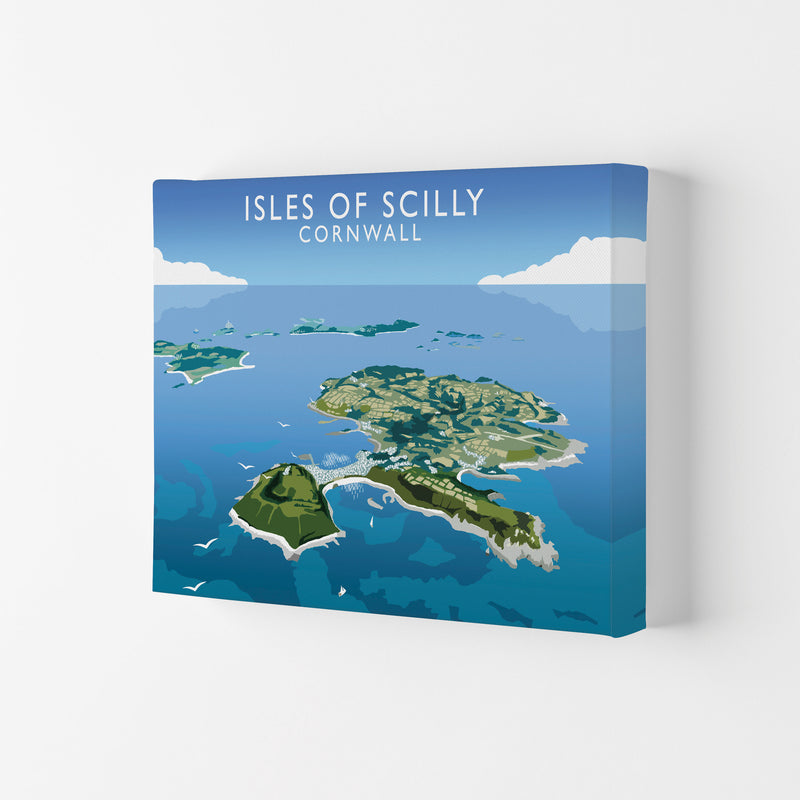 Isles of Scilly Cornwall Framed Digital Art Print by Richard O'Neill Canvas