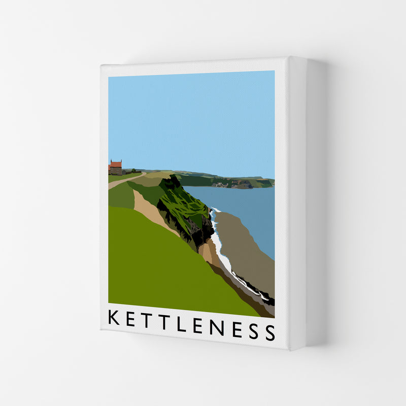 Kettleness Travel Art Print by Richard O'Neill, Framed Wall Art Canvas
