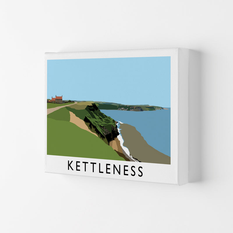 Kettleness Framed Digital Art Print by Richard O'Neill Canvas