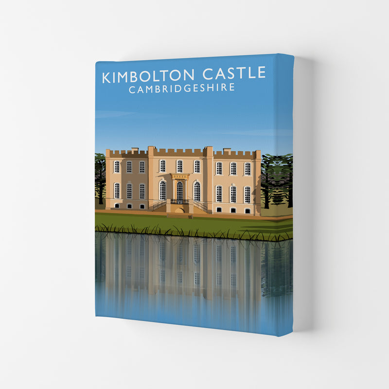Kimbolton Castle Cambridgeshire Travel Art Print by Richard O'Neill Canvas