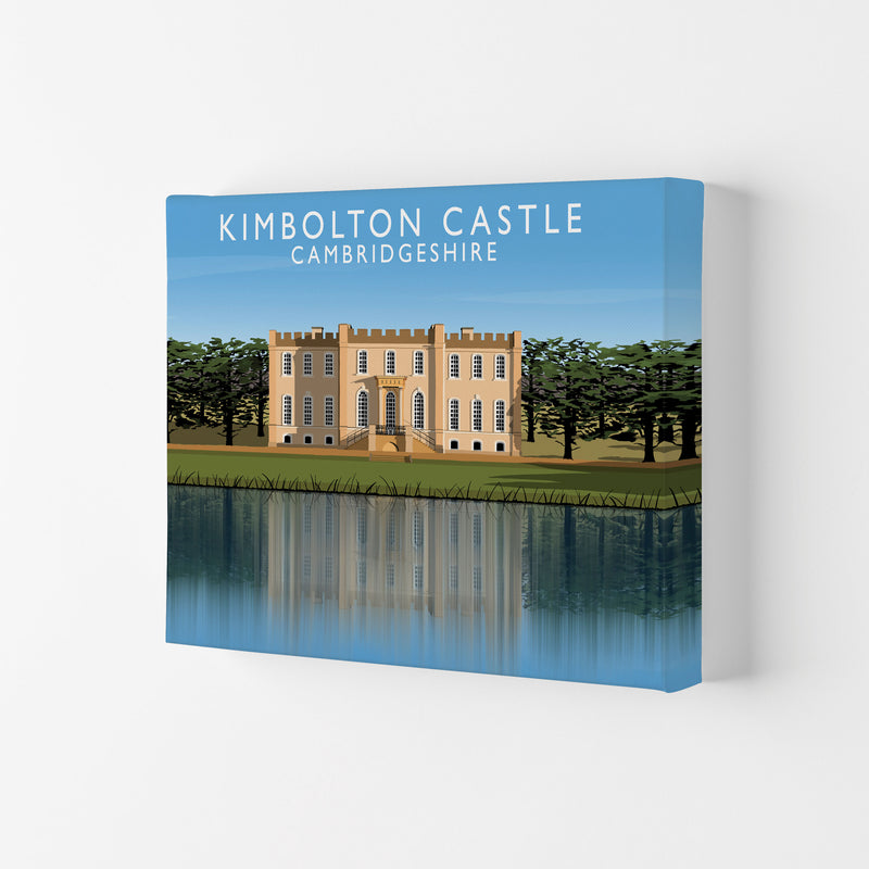 Kimbolton Castle Cambridgeshire Travel Art Print by Richard O'Neill Canvas