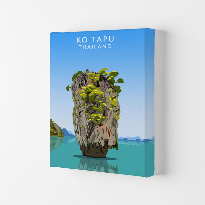 Ko Tapu Thailand Travel Art Print by Richard O'Neill, Framed Wall Art Canvas