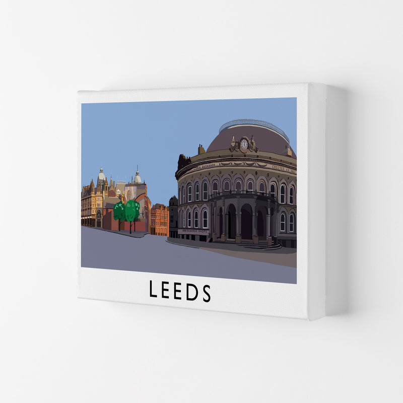 Leeds Digital Art Print by Richard O'Neill, Framed Wall Art Canvas
