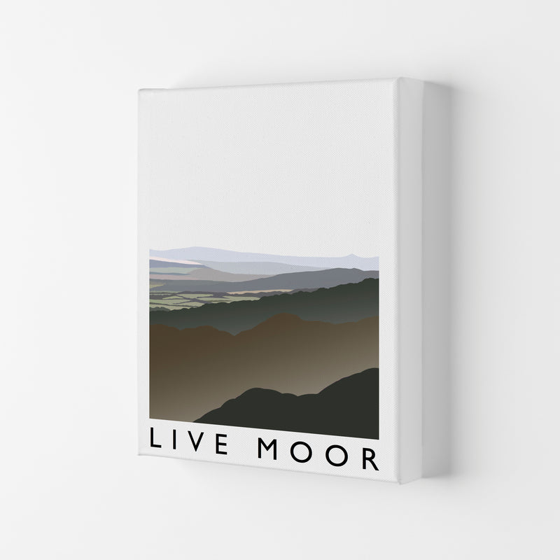 Live Moor Travel Art Print by Richard O'Neill, Framed Wall Art Canvas