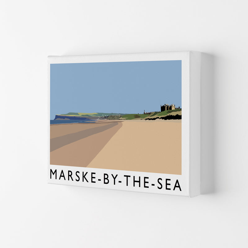 Marske-By-The-Sea Travel Art Print by Richard O'Neill, Framed Wall Art Canvas