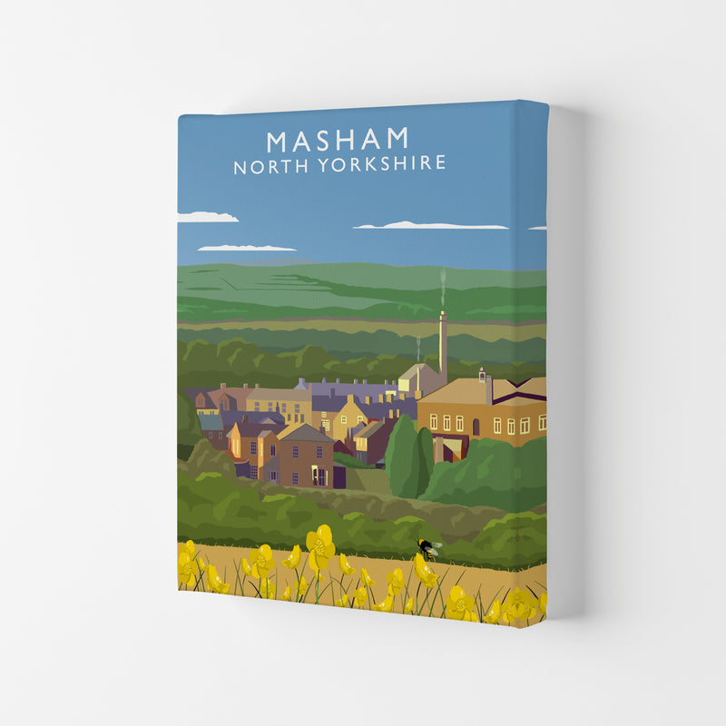 Masham North Yorkshire Framed Digital Art Print by Richard O'Neill Canvas