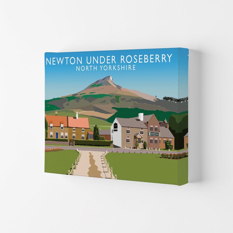 Newton Under Roseberry North Yorkshire Digital Art Print by Richard O'Neill Canvas
