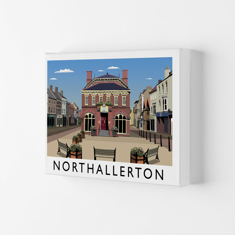 Northallerton Framed Digital Art Print by Richard O'Neill Canvas