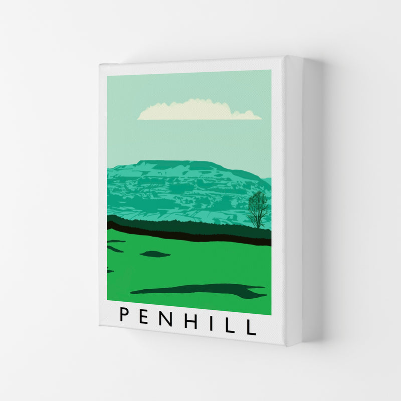 Penhill Digital Art Print by Richard O'Neill, Framed Wall Art Canvas